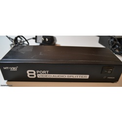 8 Port Audio Video Splitter