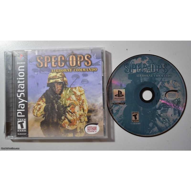 Spec Ops Airborne Commando PS1 PlayStation 1