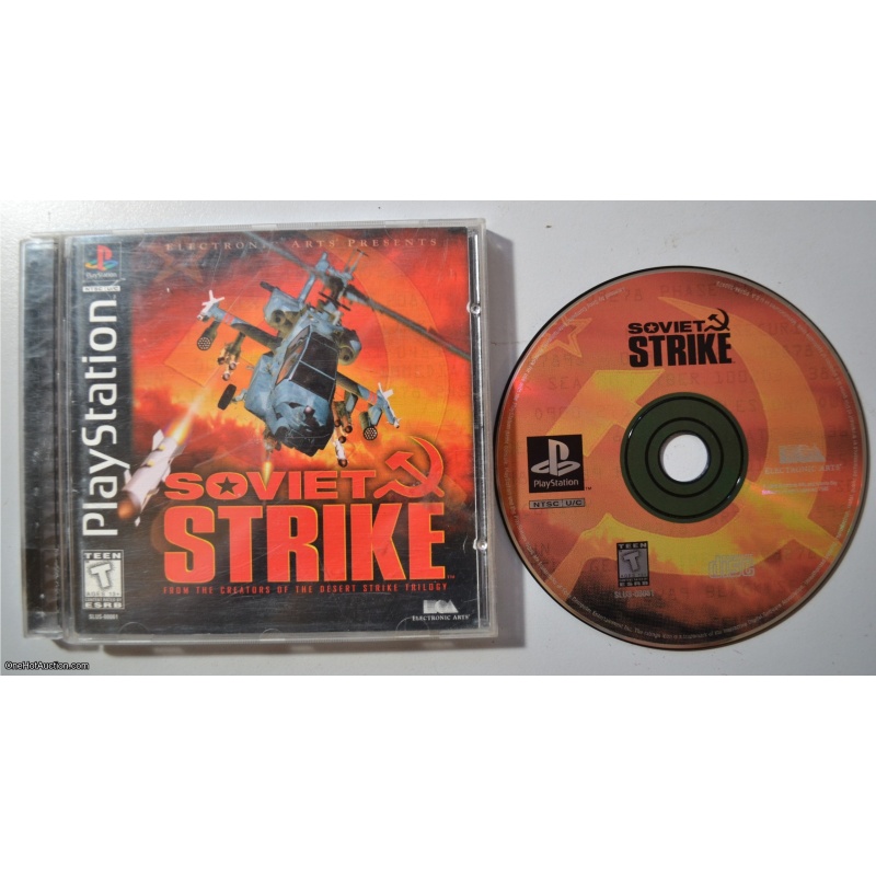 Soviet Strike PS1 PlayStation 1 Ships FREE