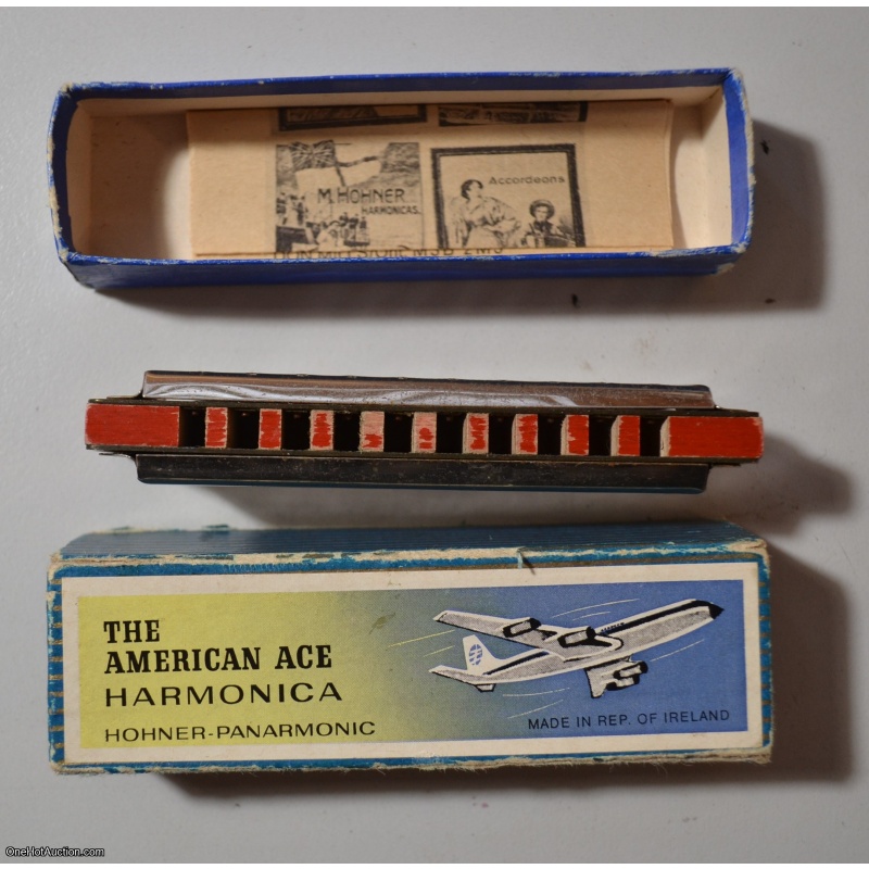 Hohner the American Ace Harmonica used