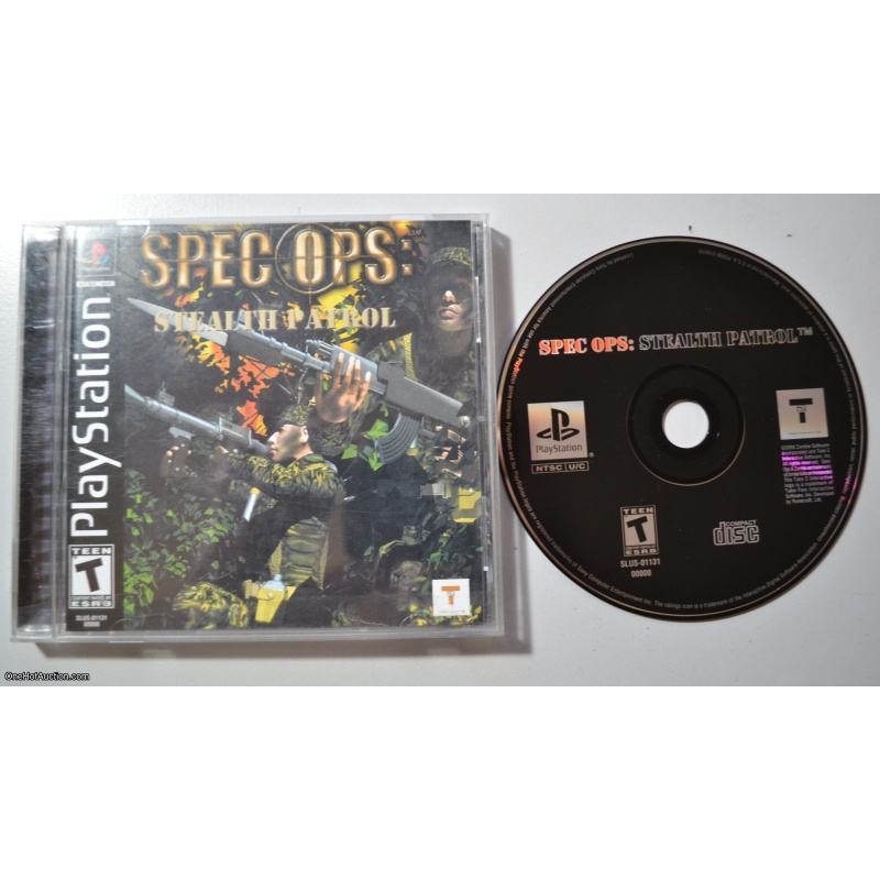 Spec Ops STEALTH PATROL PS1 PlayStation 1 FREE Shipping