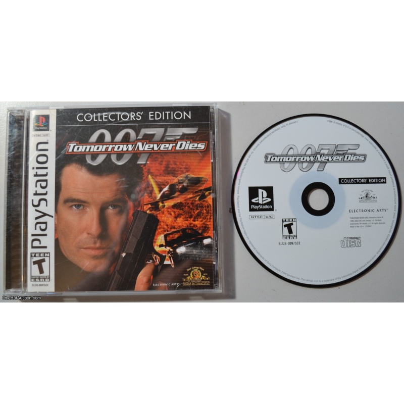 007 Tomorrow never dies collectors edition  PS1 FREE Shipping