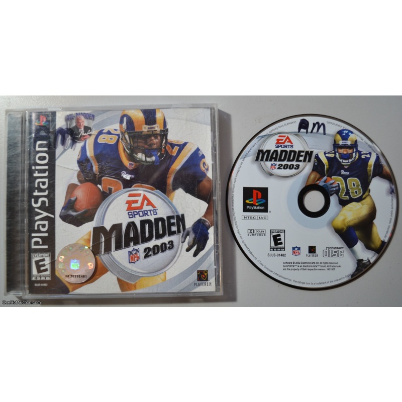 Madden 2003 Playstation One PS1 FREE Shipping