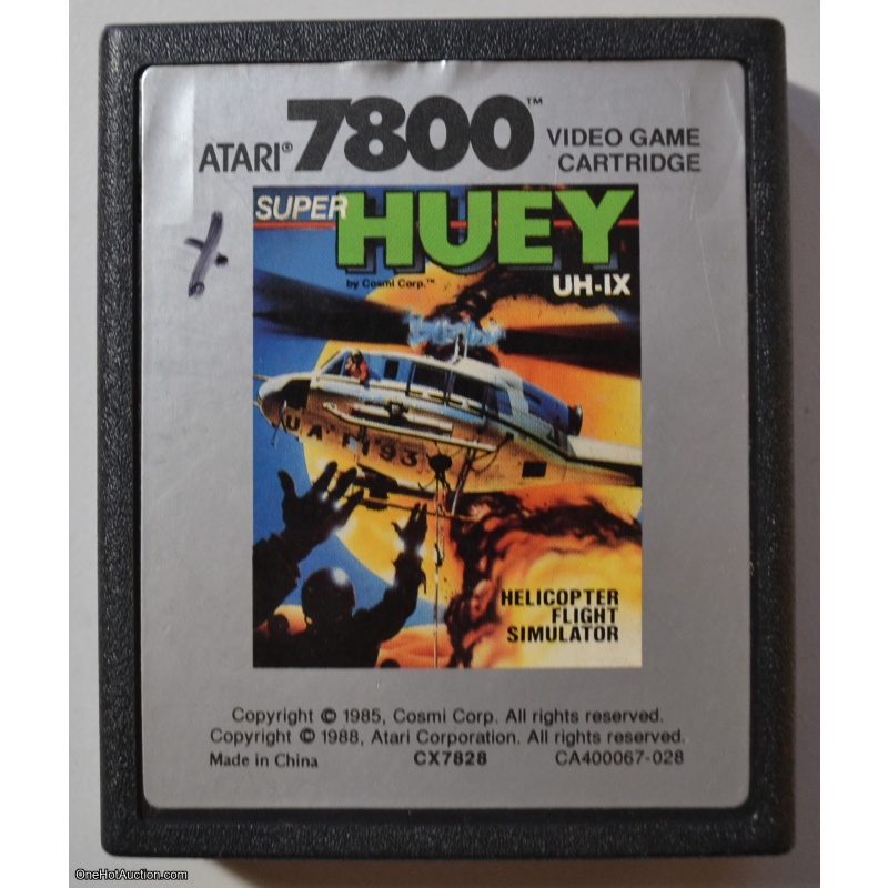 ATARI 7800 Super HUEY FREE Shipping