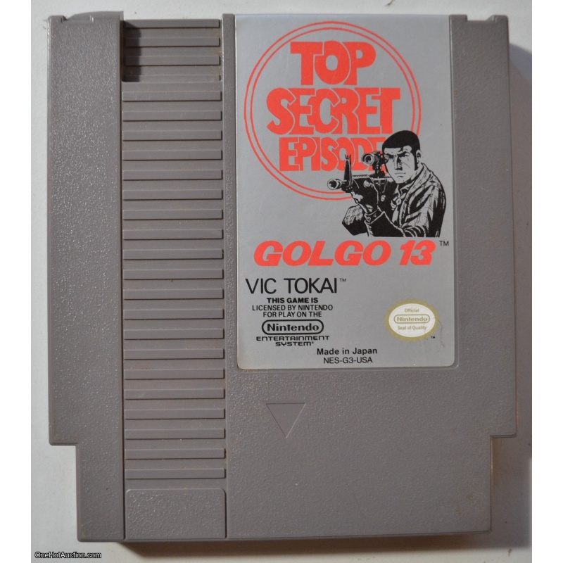 Top Secret  Episode Golgo 13 for NES FREE Shipping