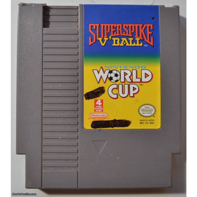 Super Spike Volleyball / World Cup Soccer for NES FREE Shipping