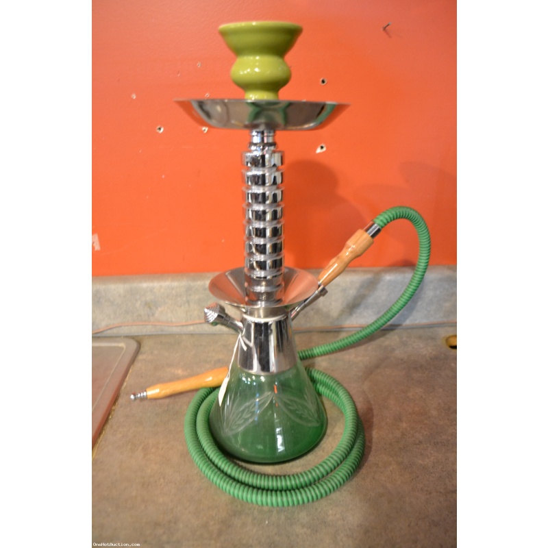 Green Single Hose Hookah