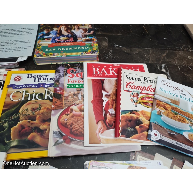 Bulk Lot of Cook Books