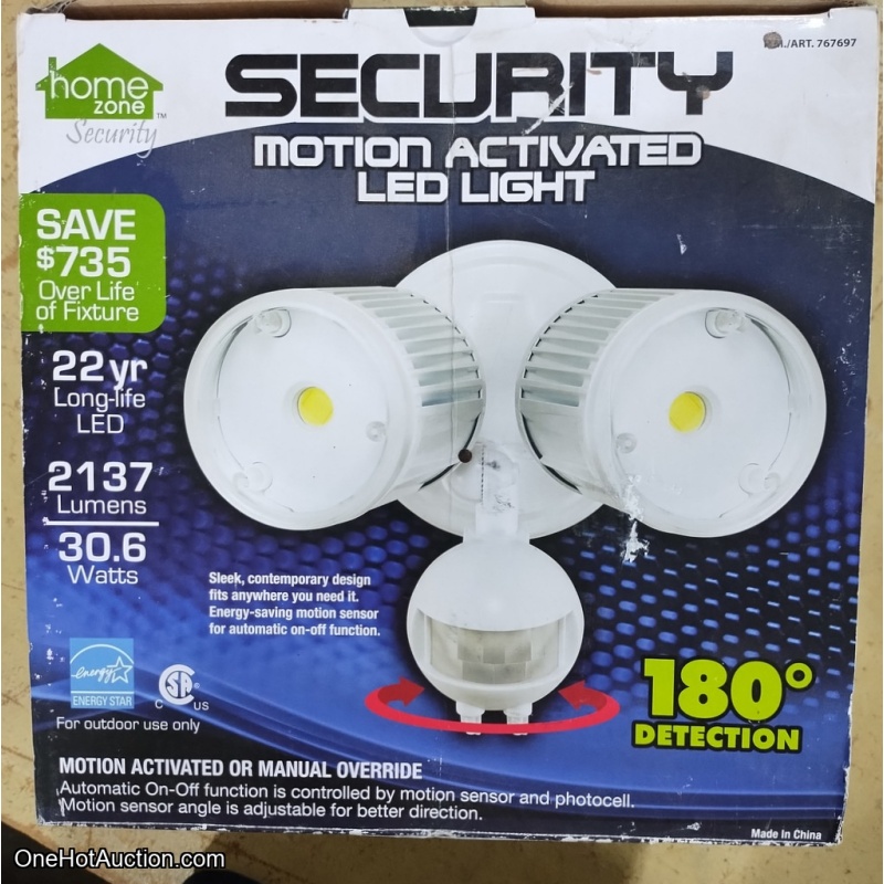 Security Motion Activated LED Light