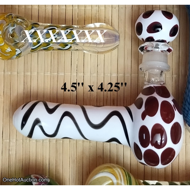 White Glass Concentrate Pipe