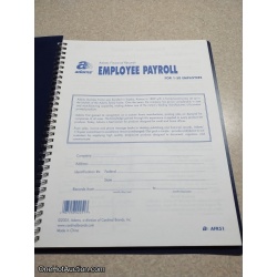 Employee payroll book