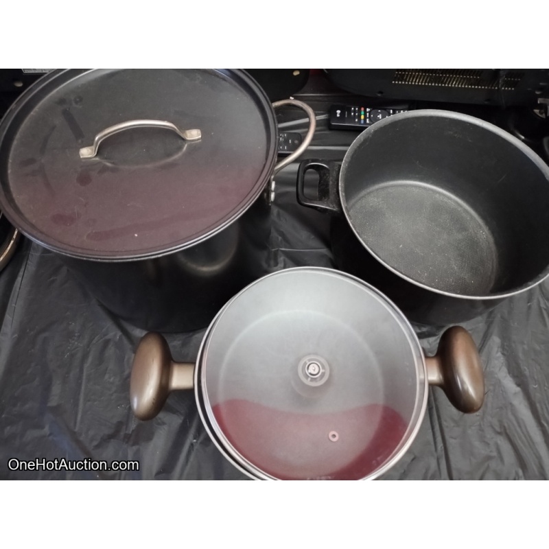 Set of 3 Soup/Stock Pots