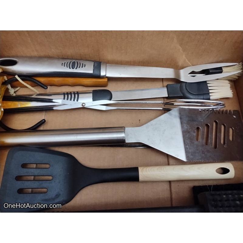 Box of Grill Tools