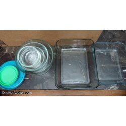 Set of Pyrex Storage