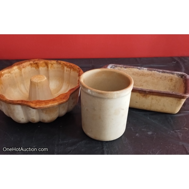 3 pc Pampered Chef Stoneware